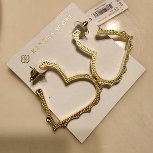 Kendra Scott Sophee Heart Earrings NWT